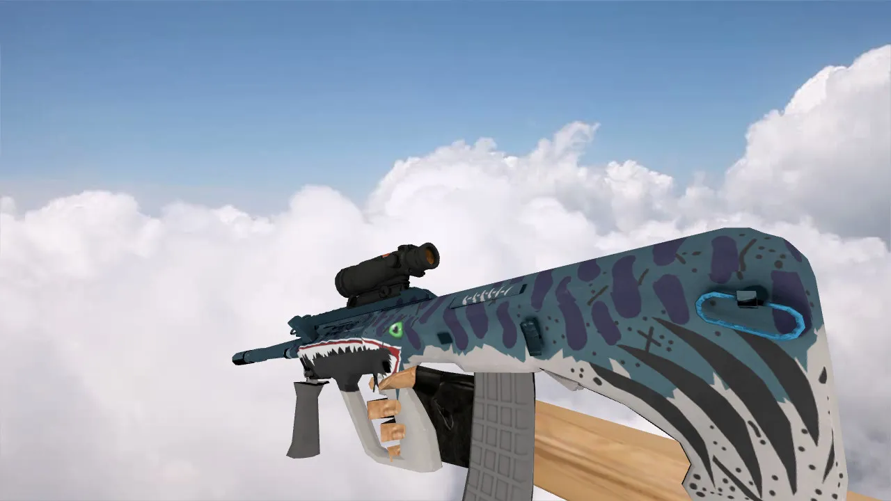 Скриншот Модель AUG Piranha для CS 1.6 - Уникальный скин