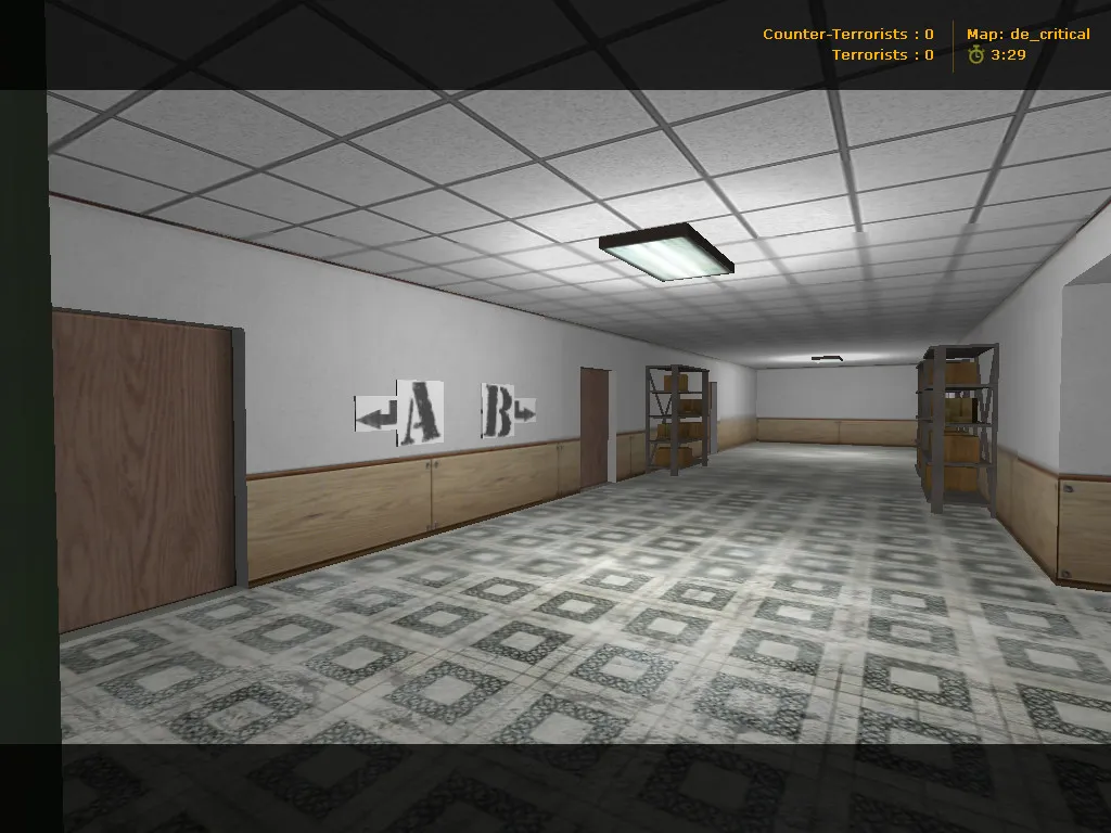 Скриншот  Карта de_critical для CS 1.6: точки, баланс, .nav для ботов, оптимизация wpoly/epoly