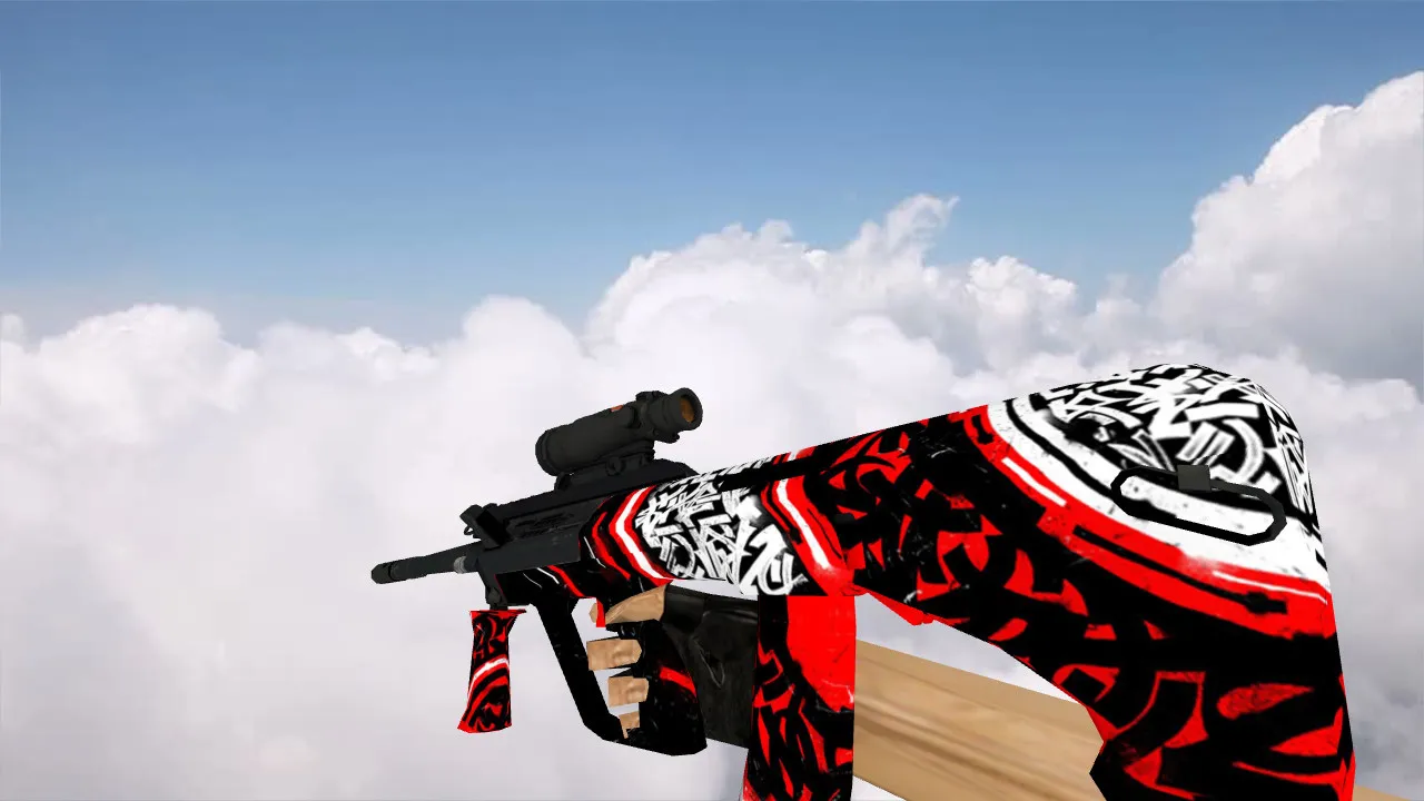 Скриншот Модель AUG Calligraphy для CS 1.6: уникальный скин