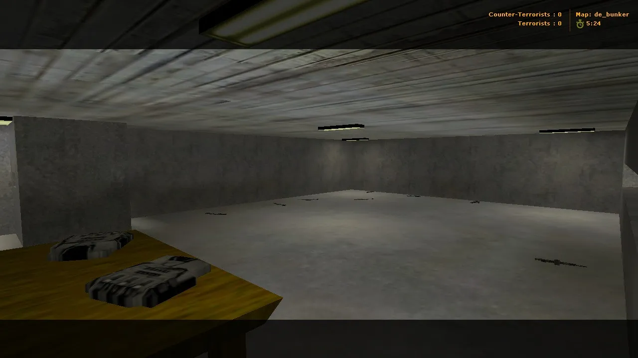 Скриншот  de_bunker для CS 1.6: спавны, точки, .nav для ботов и оптимизация карты