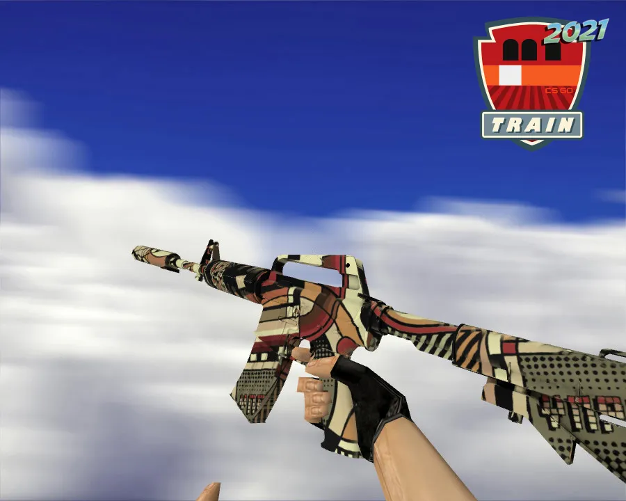 Скриншот Пак скинов Train 2021 для CS 1.6: M4A4, Glock, AWP, Nova, Tec-9 и другие модели v_/p_/w_ с заменой текстур