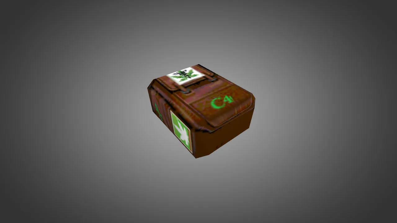 Скриншот Модель «Marijuana Backpack» v_ модели для CS 1.6: p_ и w_ файлы, звуки, анимация осмотра, текстуры