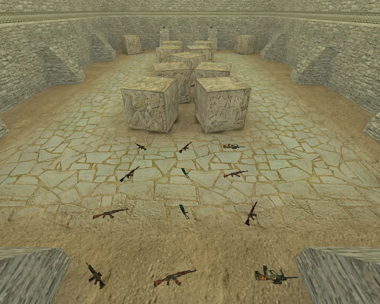 Скриншот  aim_aztecplace — AIM карта для CS 1.6: точки, маршруты, настройки сервера, .nav и оптимизация