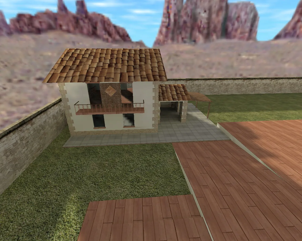 Скриншот  Карта cs_mansion_2013 для CS 1.6: планировка, точки, тактика и оптимизация под стабильный FPS