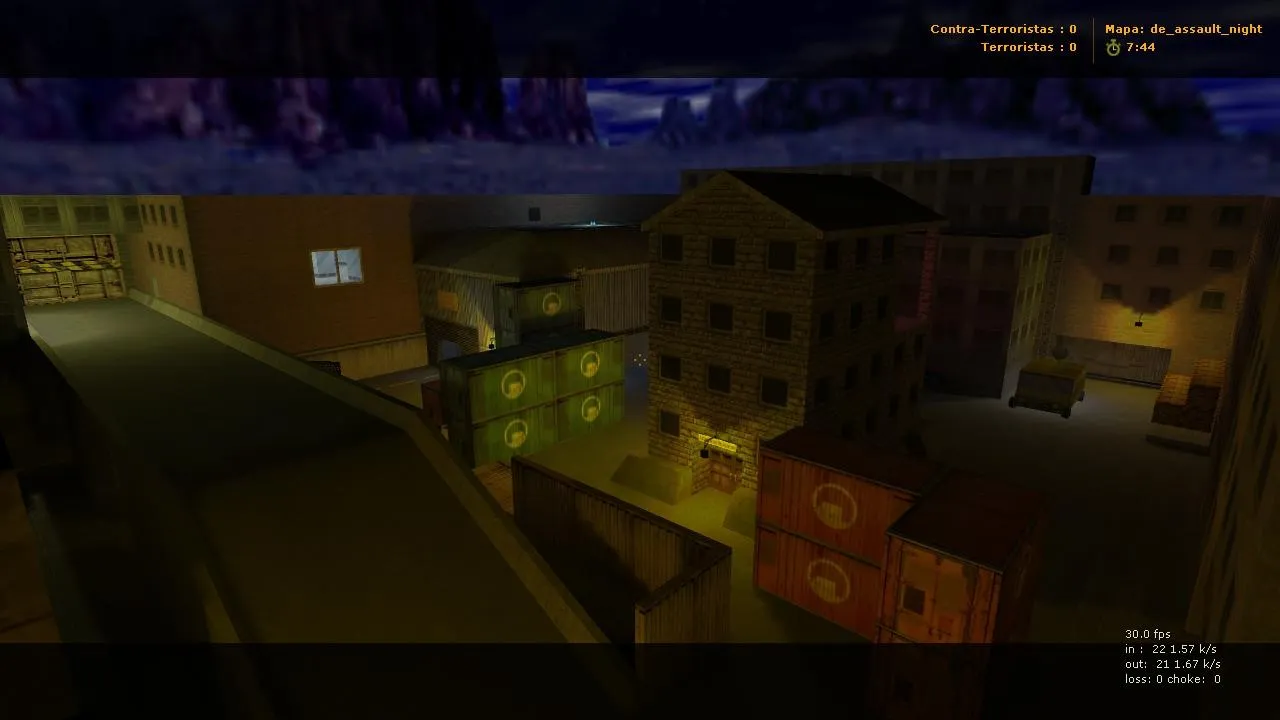 Скриншот Карта de_assault_night для CS 1.6: ночная версия, баланс сторон, точки, маршруты и .nav для ботов