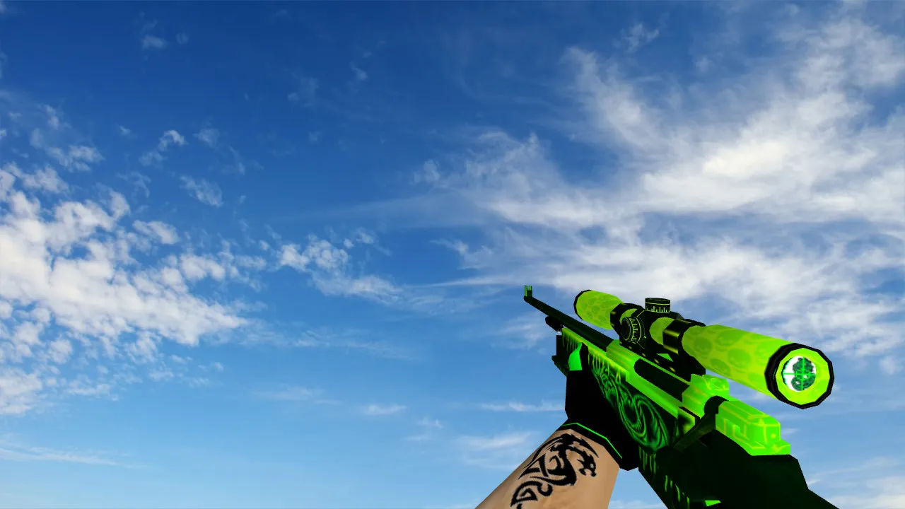 Скриншот Toxicator Weapon Pack: пак моделей оружия для CS 1.6 с v_/p_/w_ моделями, звуками и анимацией осмотра