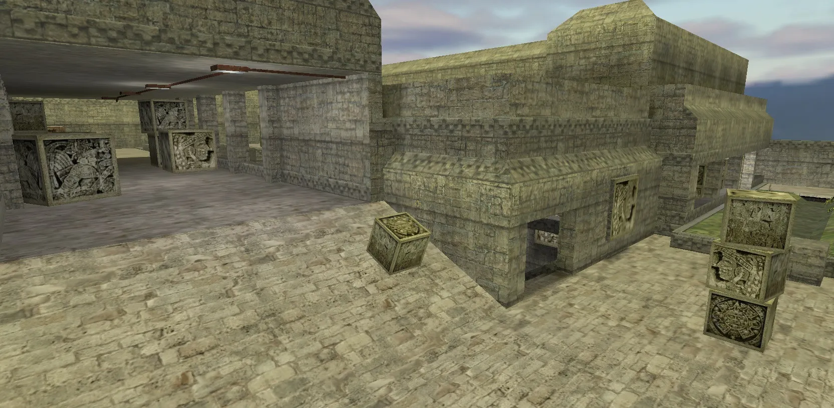 Скриншот  Карта de_mayariver для CS 1.6 - Технический Обзор и Тактика