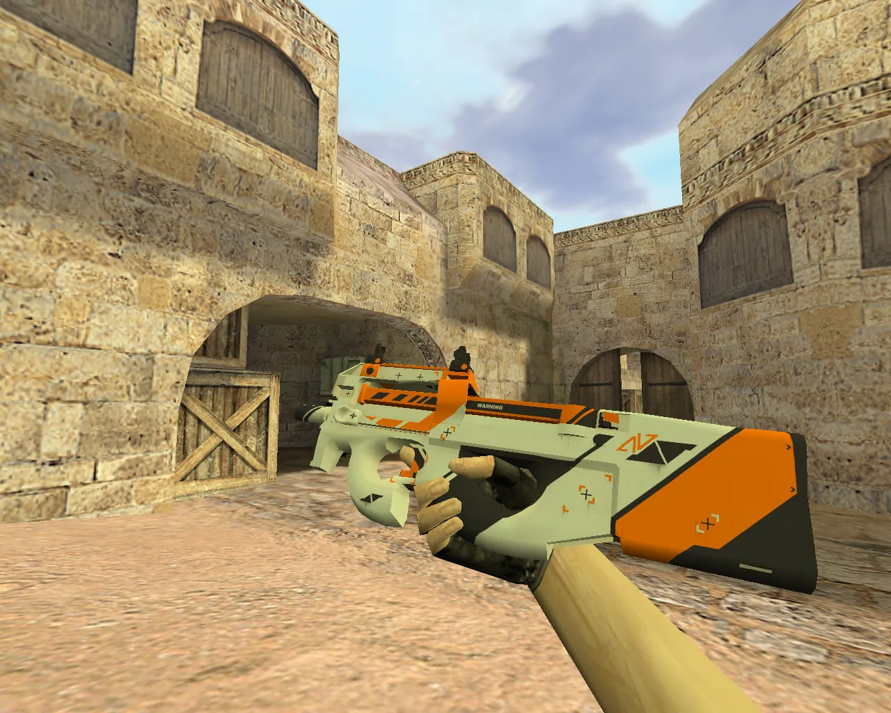 Скриншот Модель «P90 Азимов» для CS 1.6 - Идеальный выбор для стабильной игры