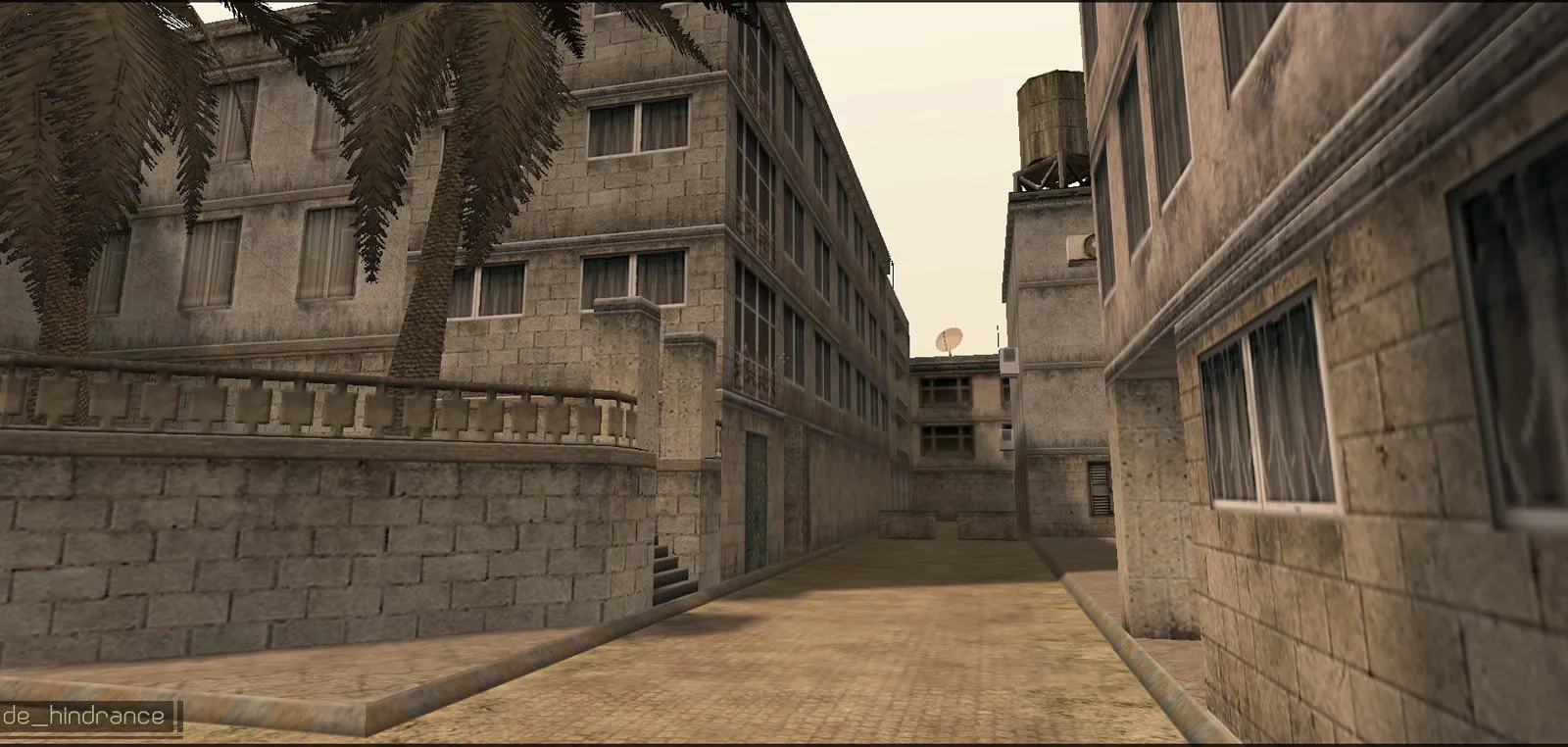 Скриншот  Карта de_hindrance для CS 1.6 - Лучшие тактики и особенности