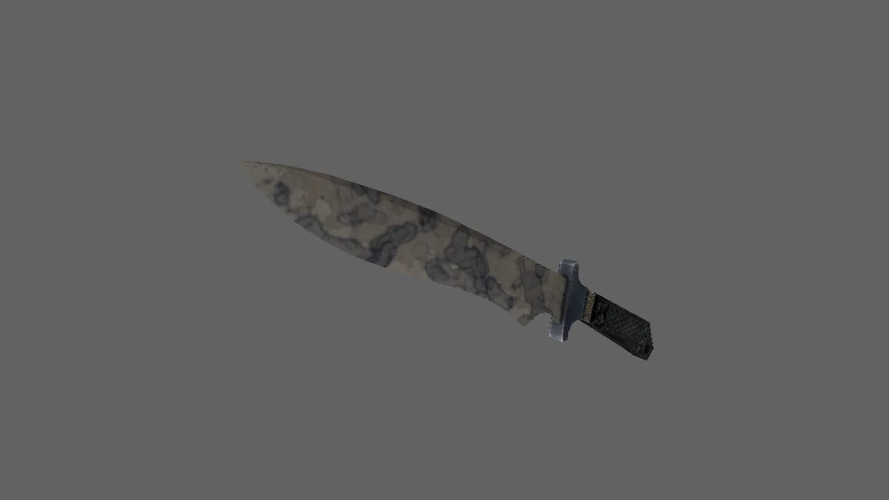 Скриншот Модель ножа v_knife_patina для CS 1.6: p_ и w_ версии, звук, анимация осмотра и текстуры