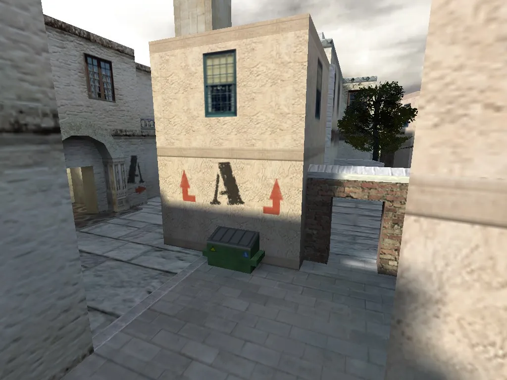 Скриншот de_canals для CS 1.6: тактика за CT/T, точки, .nav для ботов, оптимизация wpoly/epoly