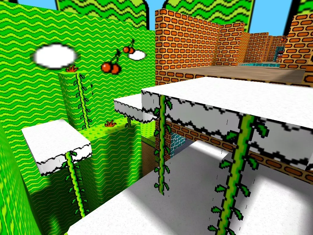 Скриншот  Карта smb2_land_v2 для CS 1.6 - Скачать и Играть