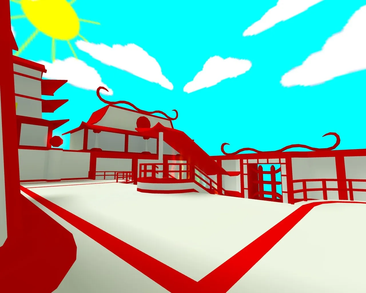 Скриншот  Карта fy_de_niji для CS 1.6 - Тактические особенности и стратегия