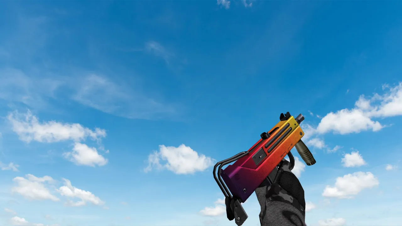 Скриншот Модель MAC-11 «Градиент» для CS 1.6: Уникальный стиль и точность