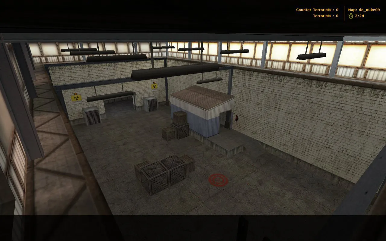 Скриншот  Карта de_nuke09 для CS 1.6: тактика и особенности