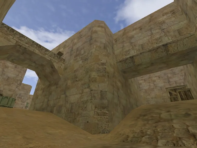 Скриншот  Карта de_riot для CS 1.6 - Тактический анализ и особенности