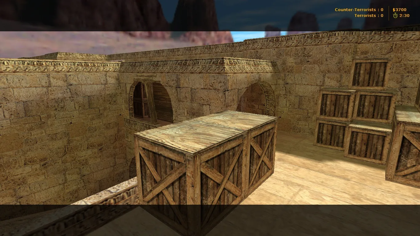 Скриншот  de_dust2_kso для CS 1.6: карта, точки, .nav и оптимизация wpoly/epoly