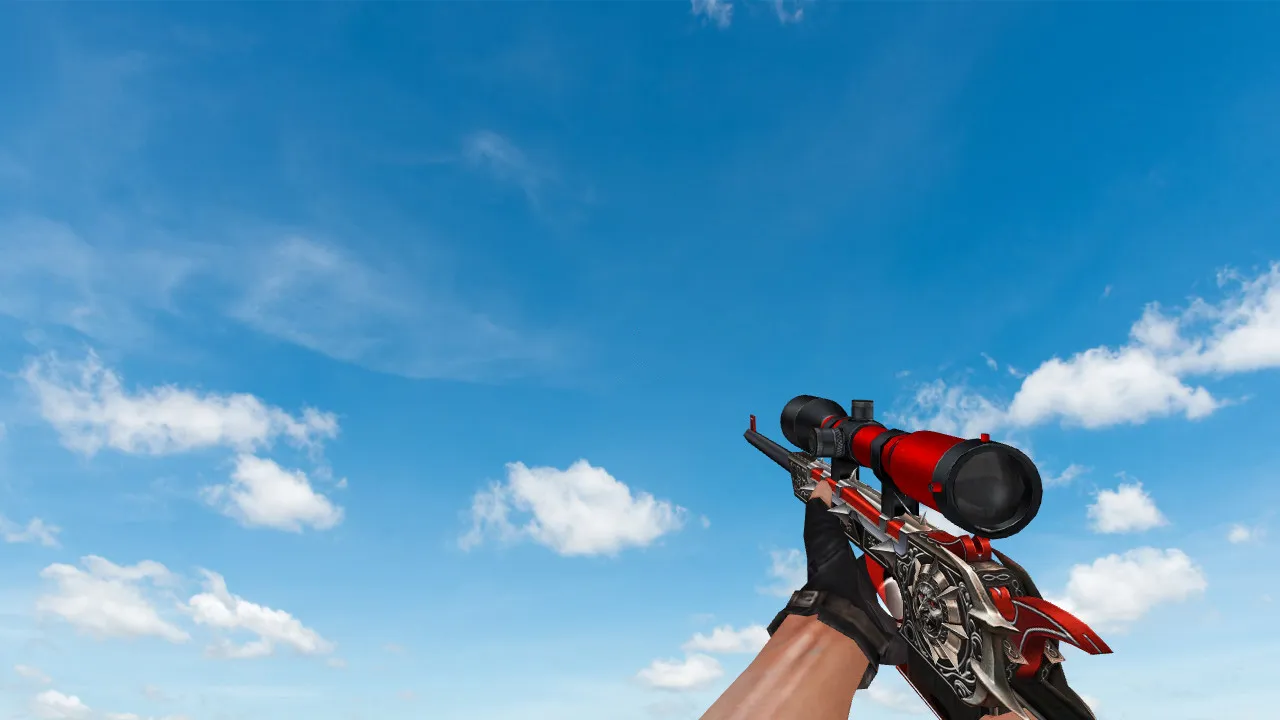 Скриншот Модель AWP Blood Hunter для CS 1.6 - Оружие с уникальным дизайном