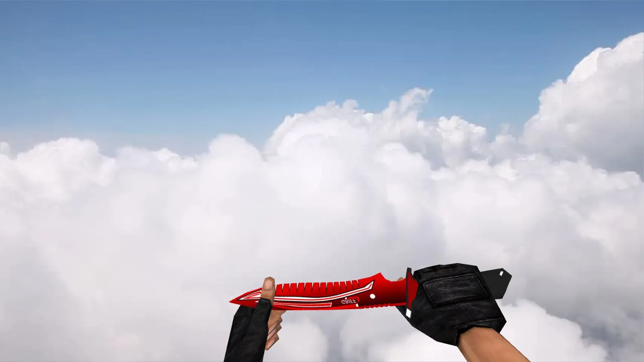 Скриншот Модель ножа Default Knife Griff v_ для CS 1.6: звуки, анимация осмотра, качество текстур и настройка