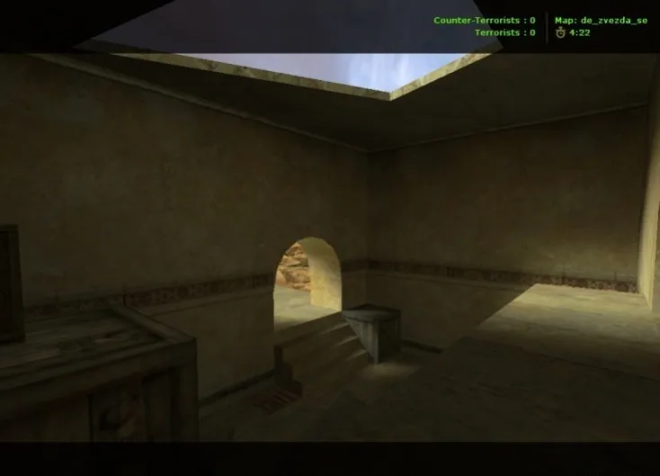 Скриншот  Карта de_zvezda_se для CS 1.6 - Тактические особенности и анализ