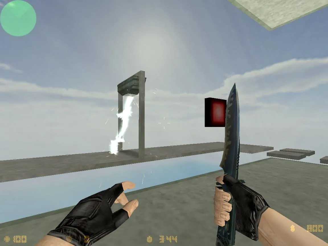 Скриншот  Deathrun карта «deathrun_kosova2012» для CS 1.6: баланс сторон, точки, .nav для ботов и оптимизация