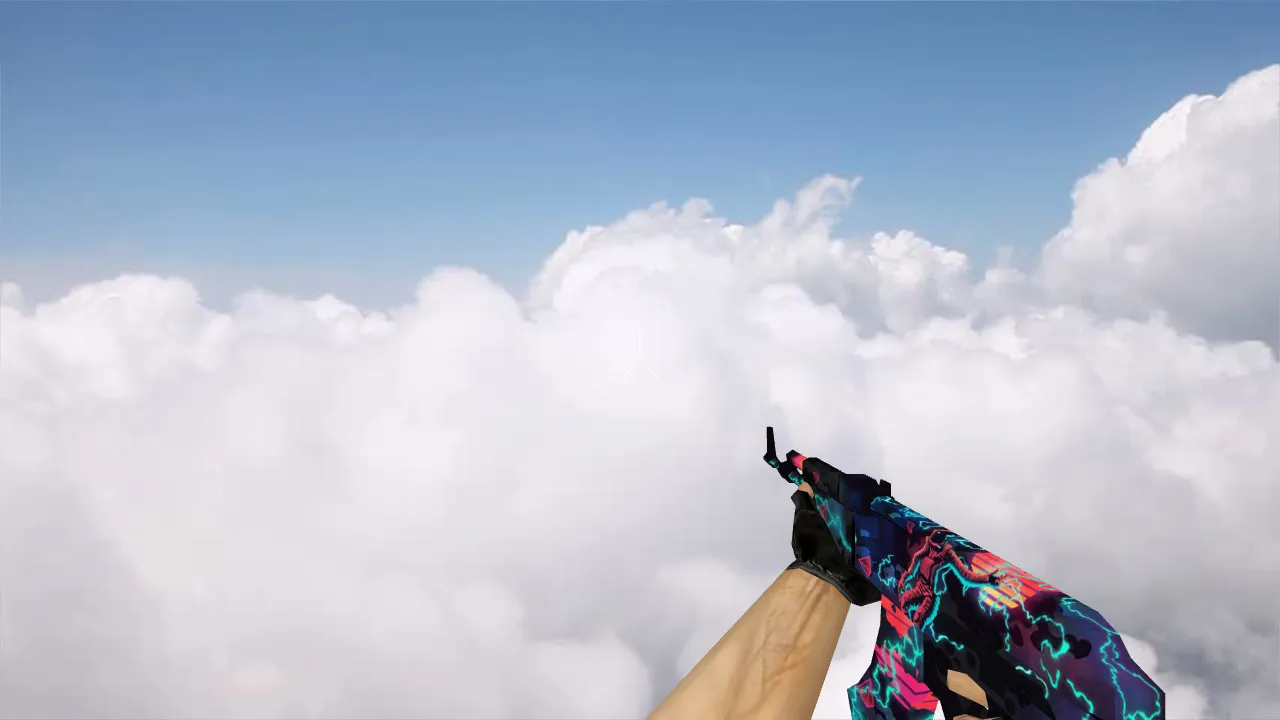 Скриншот Модель v_ «Стандартный АК-47 Астронавт» для CS 1.6: p_ и w_, звук, анимация осмотра, текстуры, качество модели