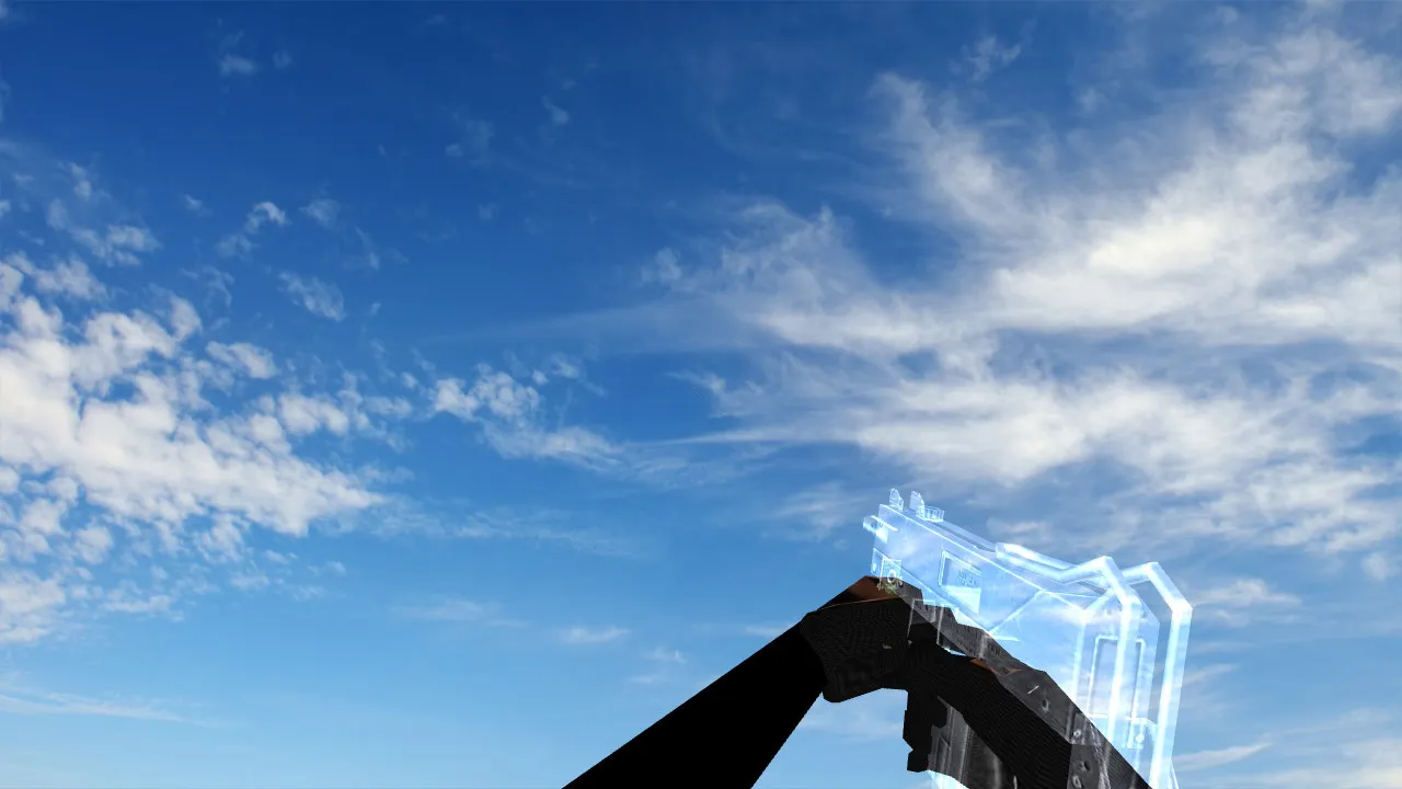 Скриншот  Пак прозрачных моделей оружия v_ п_ w_ для CS 1.6: звуки, анимация осмотра, качество текстур