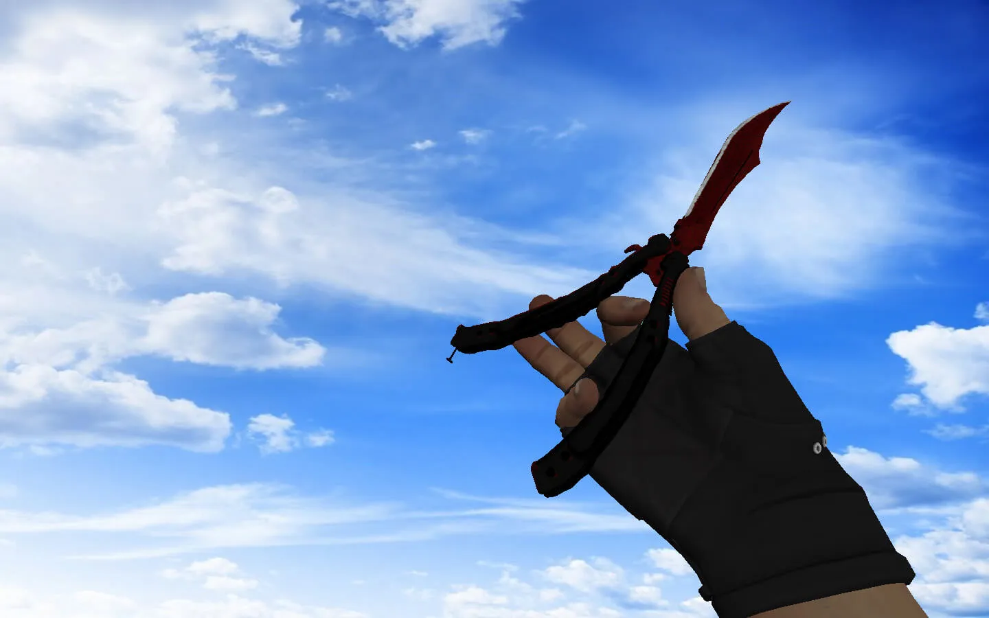 Скриншот Пак скинов с ☆ Перчатками «Бладхаунд | Зола» для CS 1.6: v_ p_ w_ модели, звуки, осмотр, рабочие руки и ножи