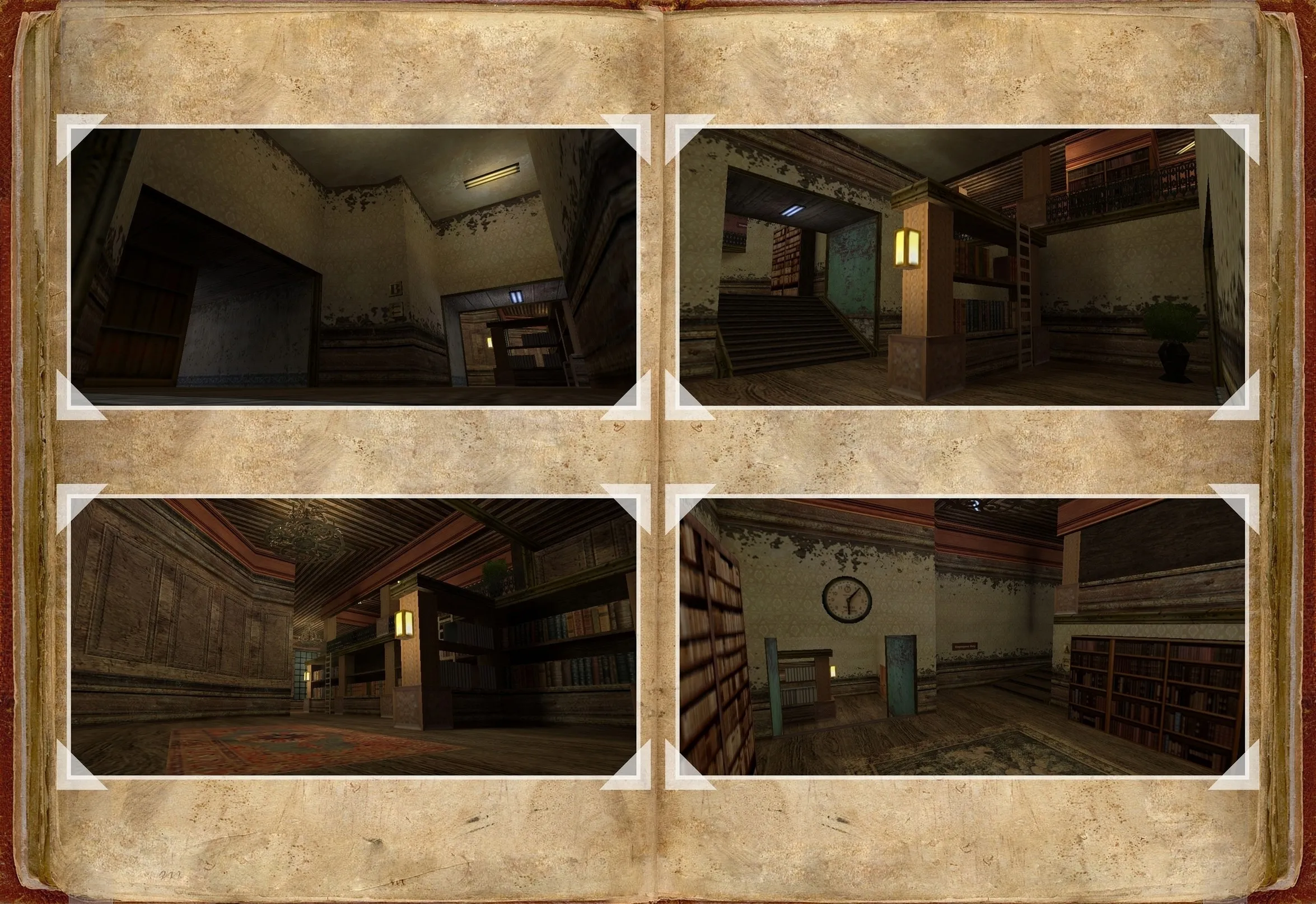 Скриншот Карта «de_library» для CS 1.6