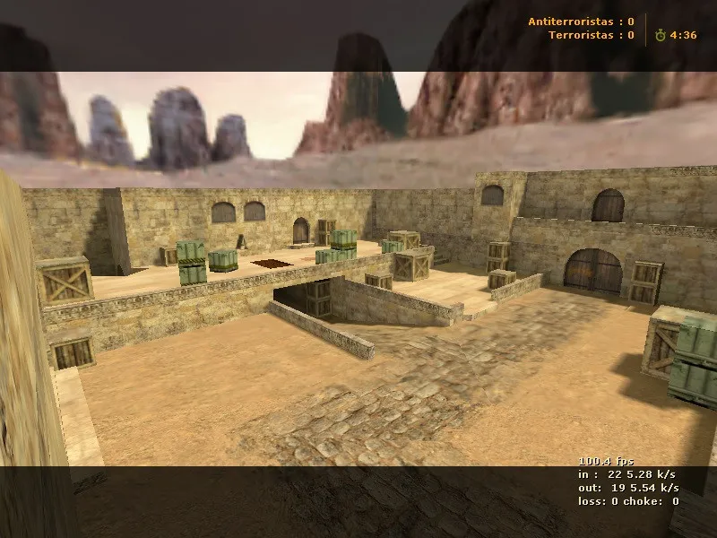 Скриншот  Карта de_dustzero для CS 1.6: баланс сторон, точки под клатчи, .nav для ботов и оптимизация
