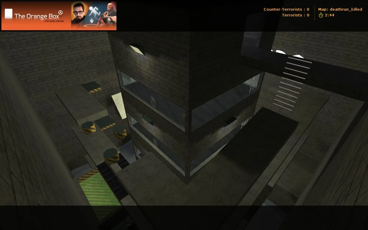 Скриншот  deathrun_killed для CS 1.6: карта Deathrun, точки заразы и защита террора/контров