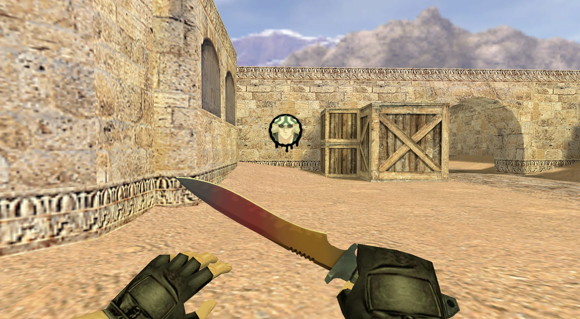 Скриншот Граффити «Кисуке Урахара» для CS 1.6 — Вдохните жизнь в игру