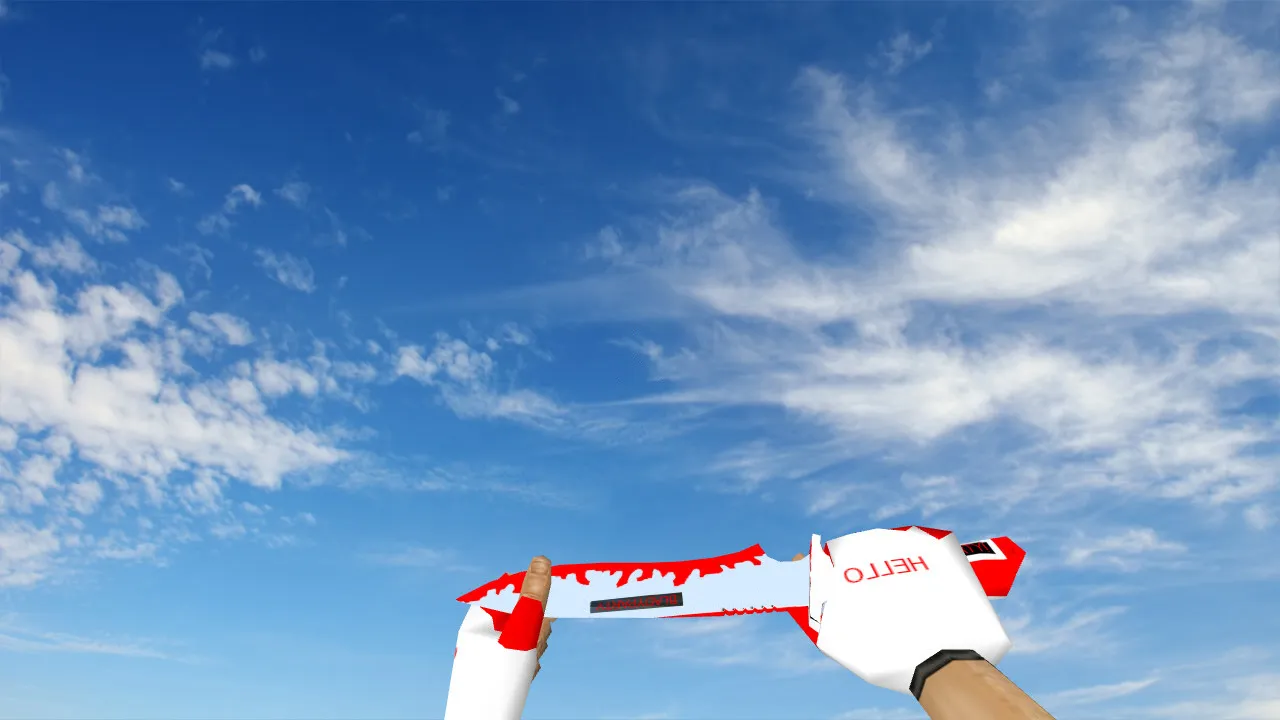 Скриншот Модель ножа «Default Knife Blady23» v_ w_ p_ для CS 1.6: звуки, анимация осмотра, текстуры