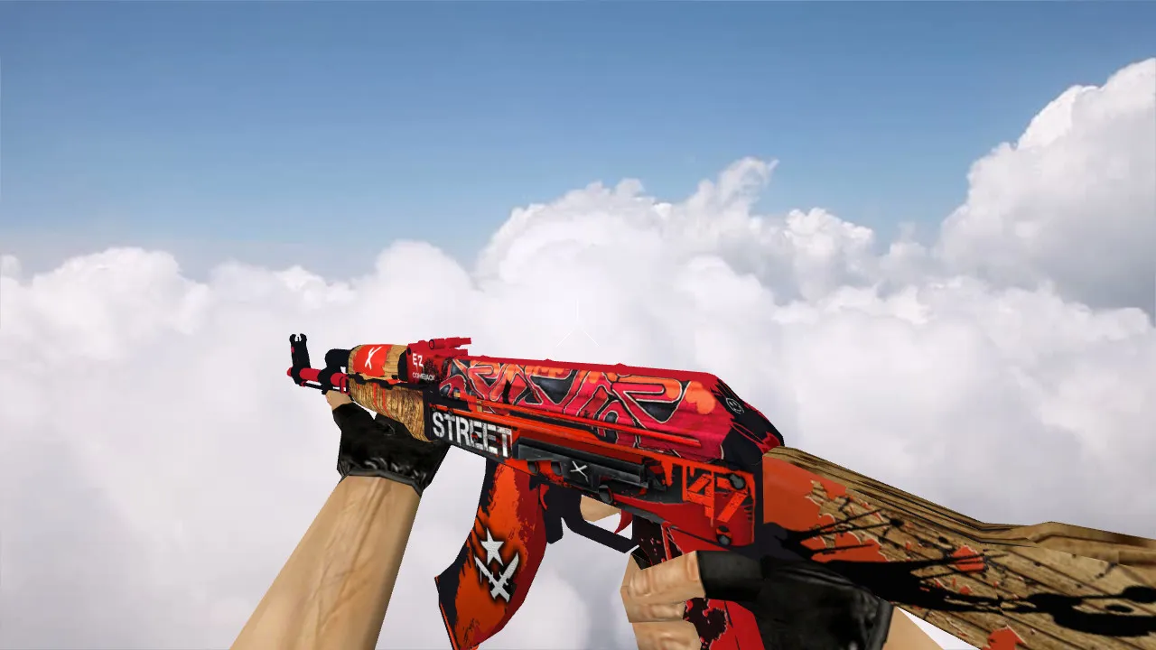 Скриншот Модель «AK-47 Ringleader» для CS 1.6: v_ p_ w_ модели, звуки и анимация осмотра