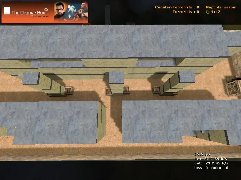 Скриншот Карта de_serom для CS 1.6 - Подробное описание и тактики