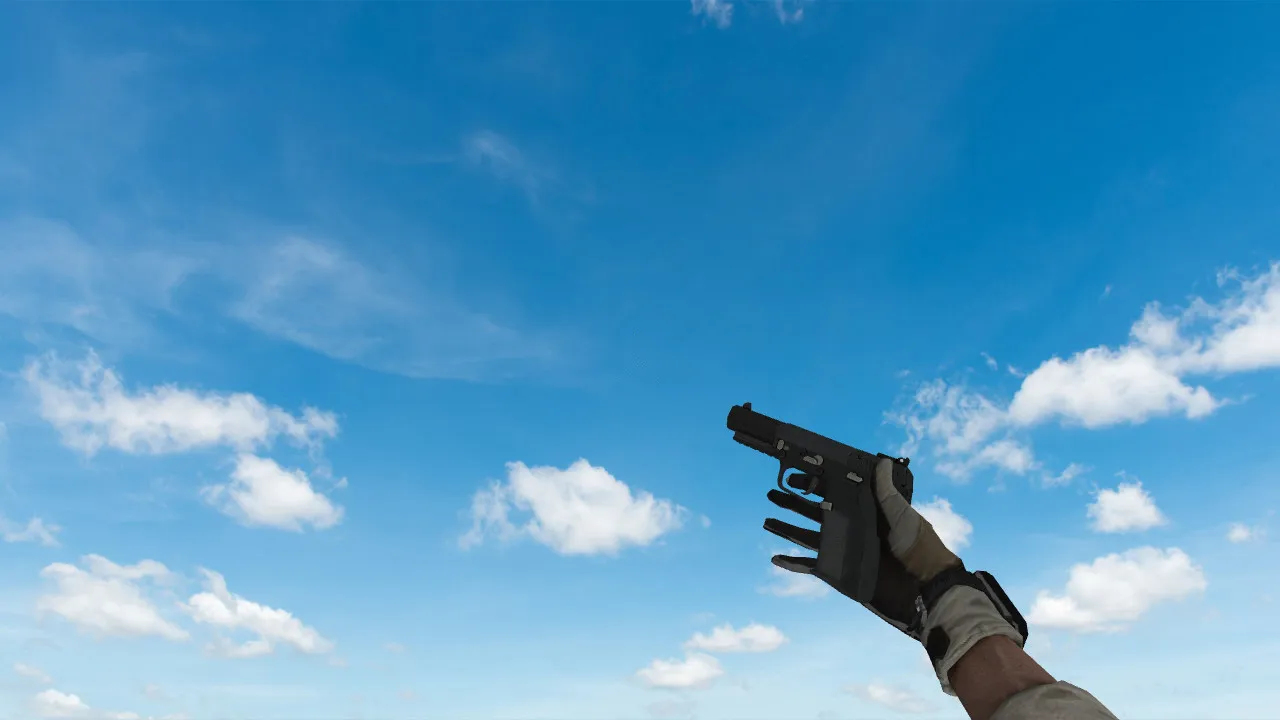 Скриншот  Пак моделей оружия «BasildoomHD» для CS 1.6: v_, p_, w_ модели, звуки, анимация осмотра и качество текстур