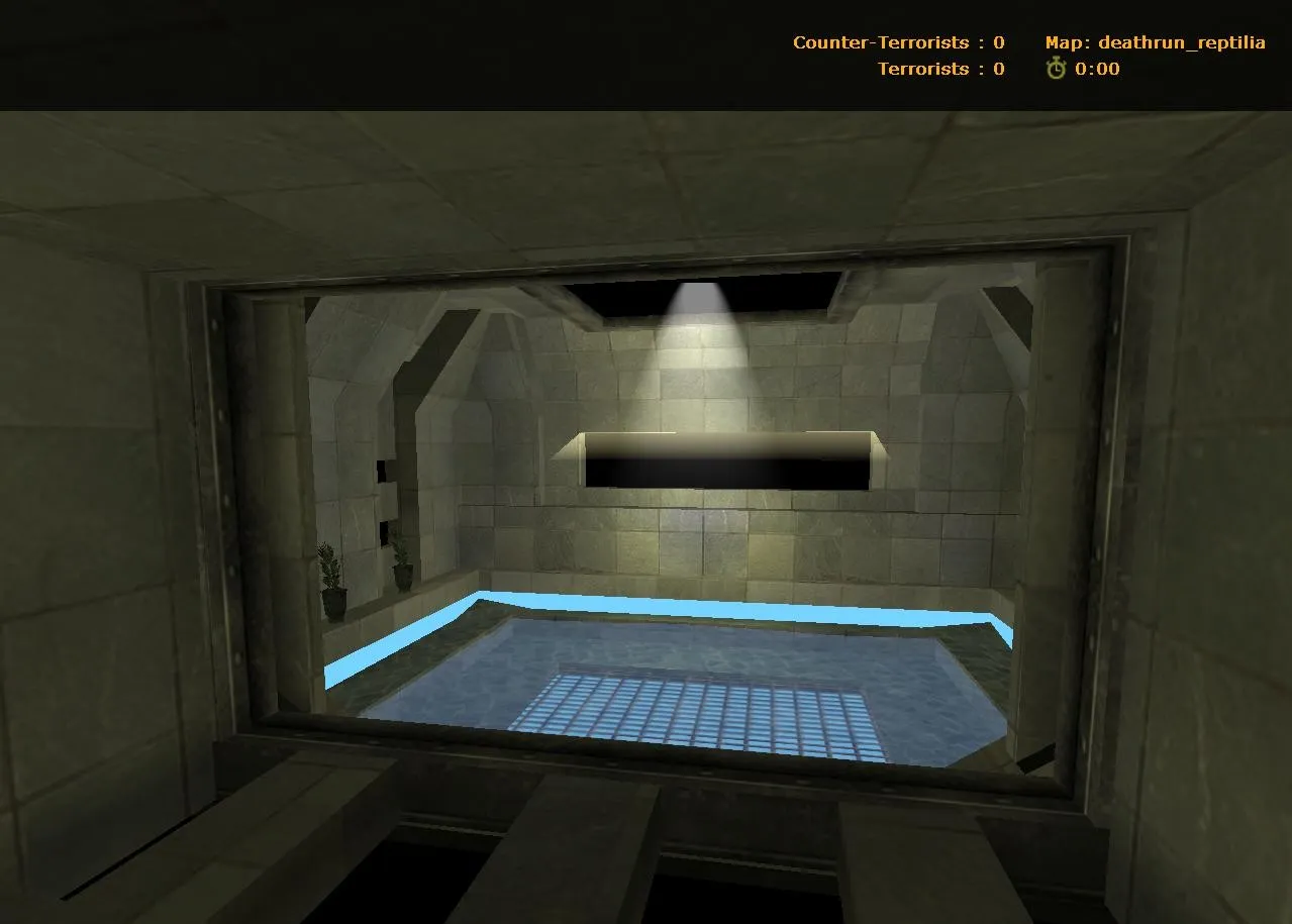 Скриншот  deathrun_reptilia для CS 1.6: тактика, точки, .nav для ботов и оптимизация карты