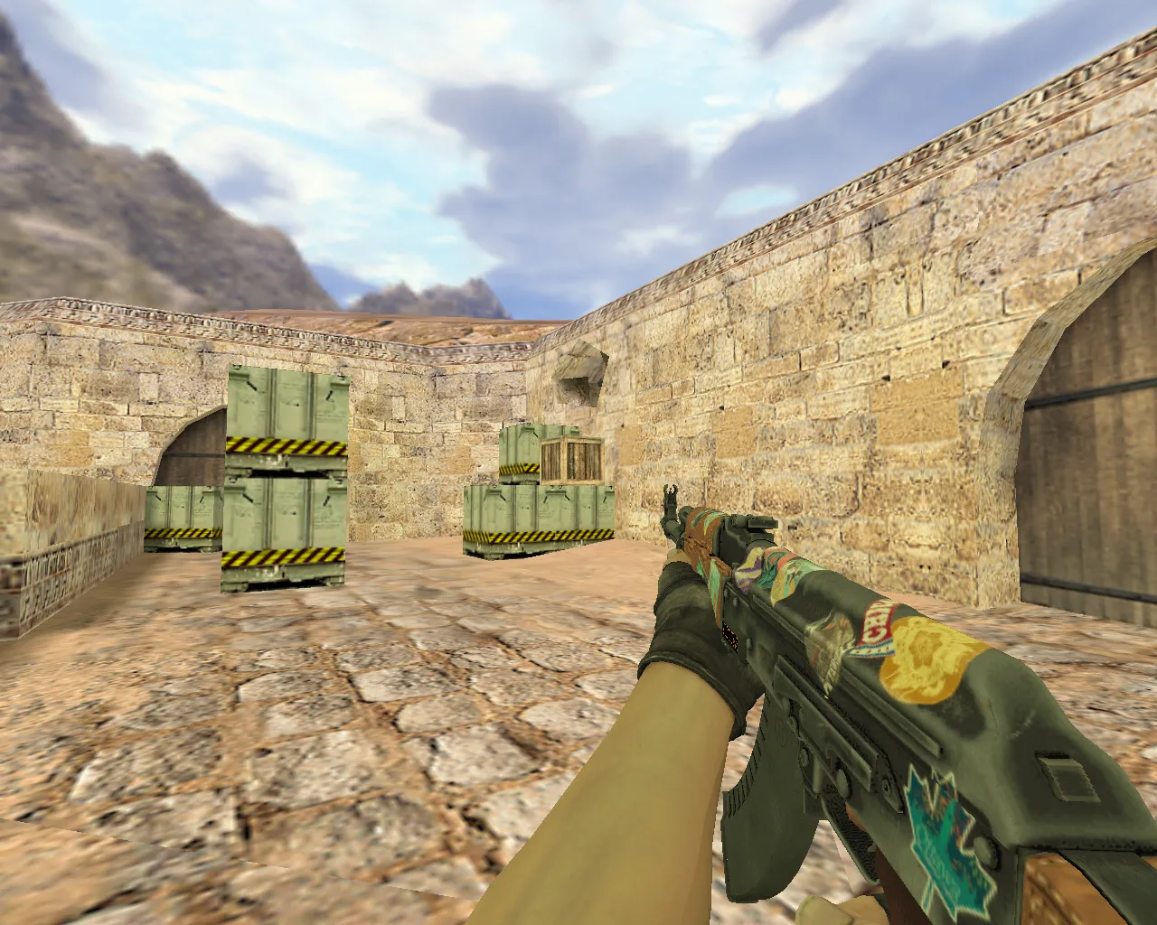 Скриншот Модель «АК-47 Путешественник» для CS 1.6 - Уникальные детали