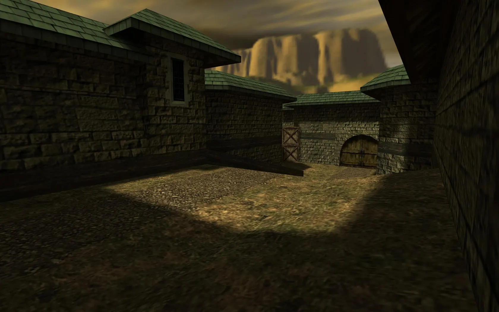 Скриншот  Карта de_dust2_storm для CS 1.6: баланс сторон, точки, .nav для ботов, оптимизация wpoly/epoly