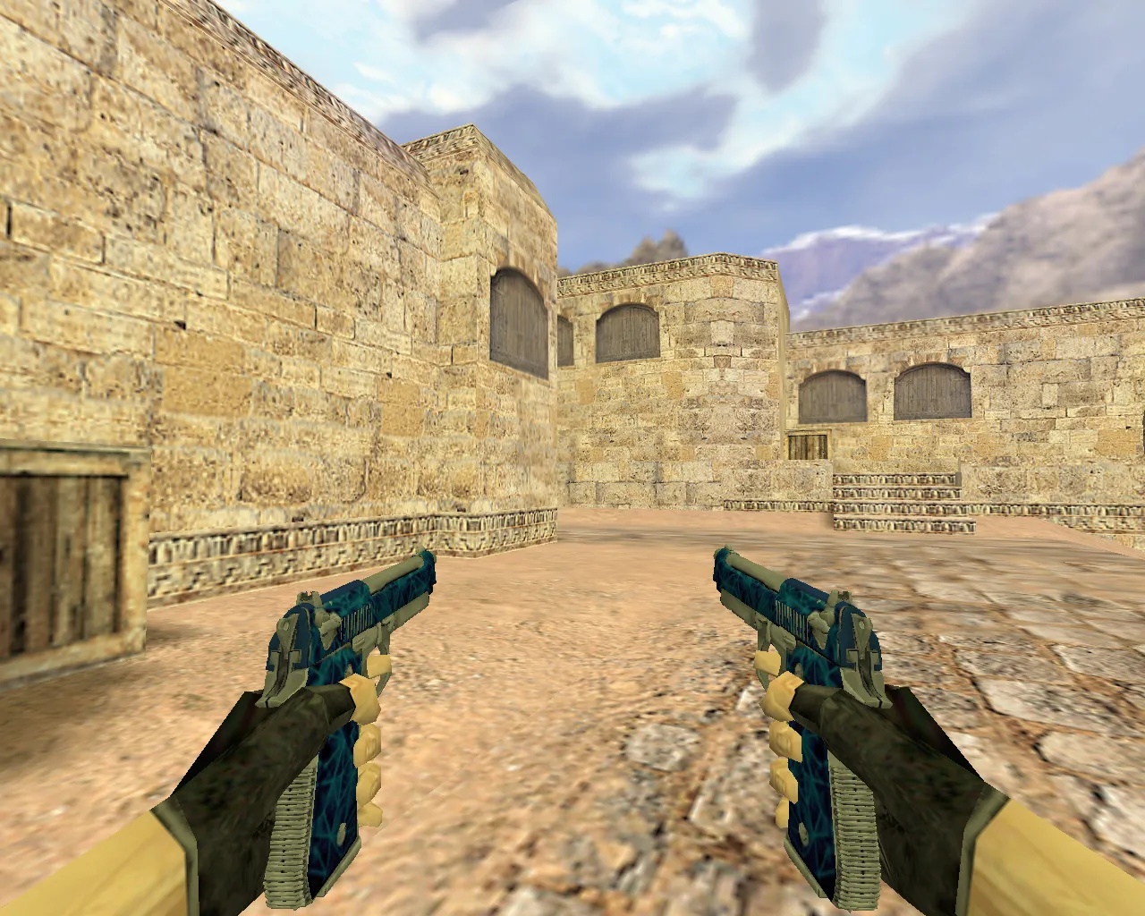 Скриншот Модель «Dual Elites Синий кварц» для CS 1.6: Погрузитесь в игру
