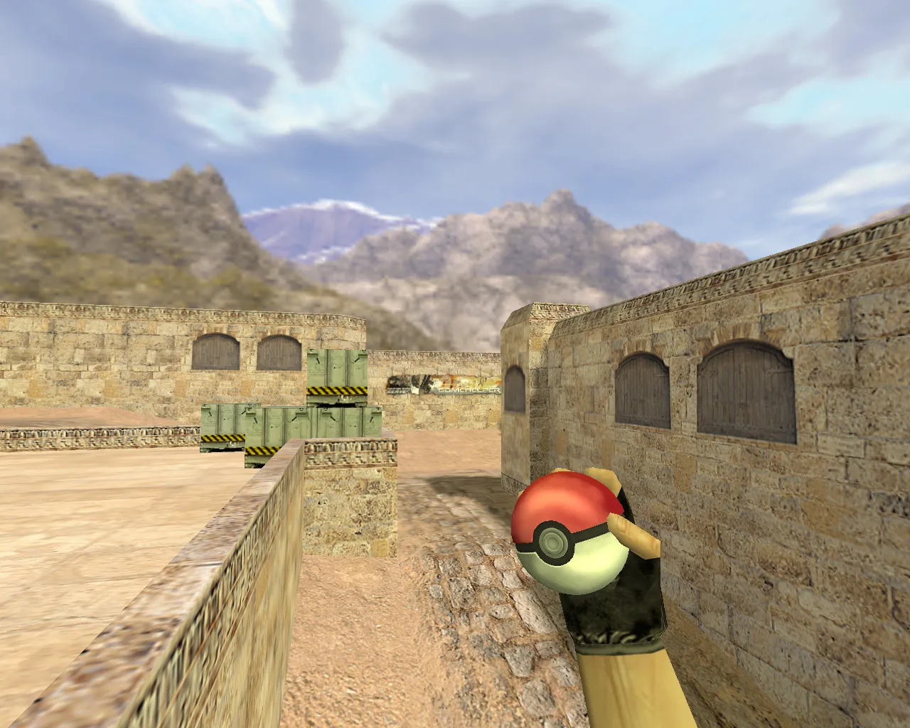 Скриншот Модель гранат «Пак гранат Покеболы» для CS 1.6: v_, p_, w_ модели, звуки, анимация осмотра и качество текстур