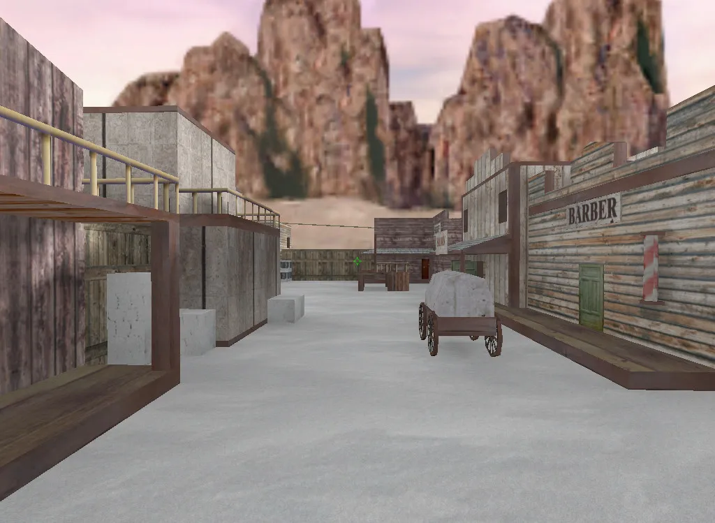 Скриншот  Карта de_westwood_snow для CS 1.6: обзор, тактики и оптимизация