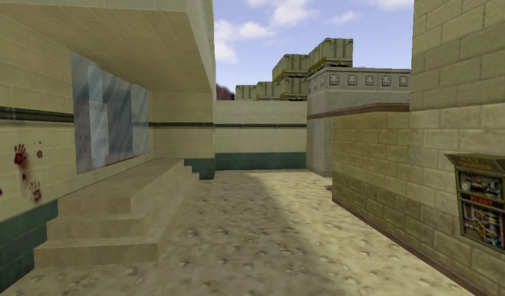 Скриншот  Карта de_street для CS 1.6: Тактика и особенности