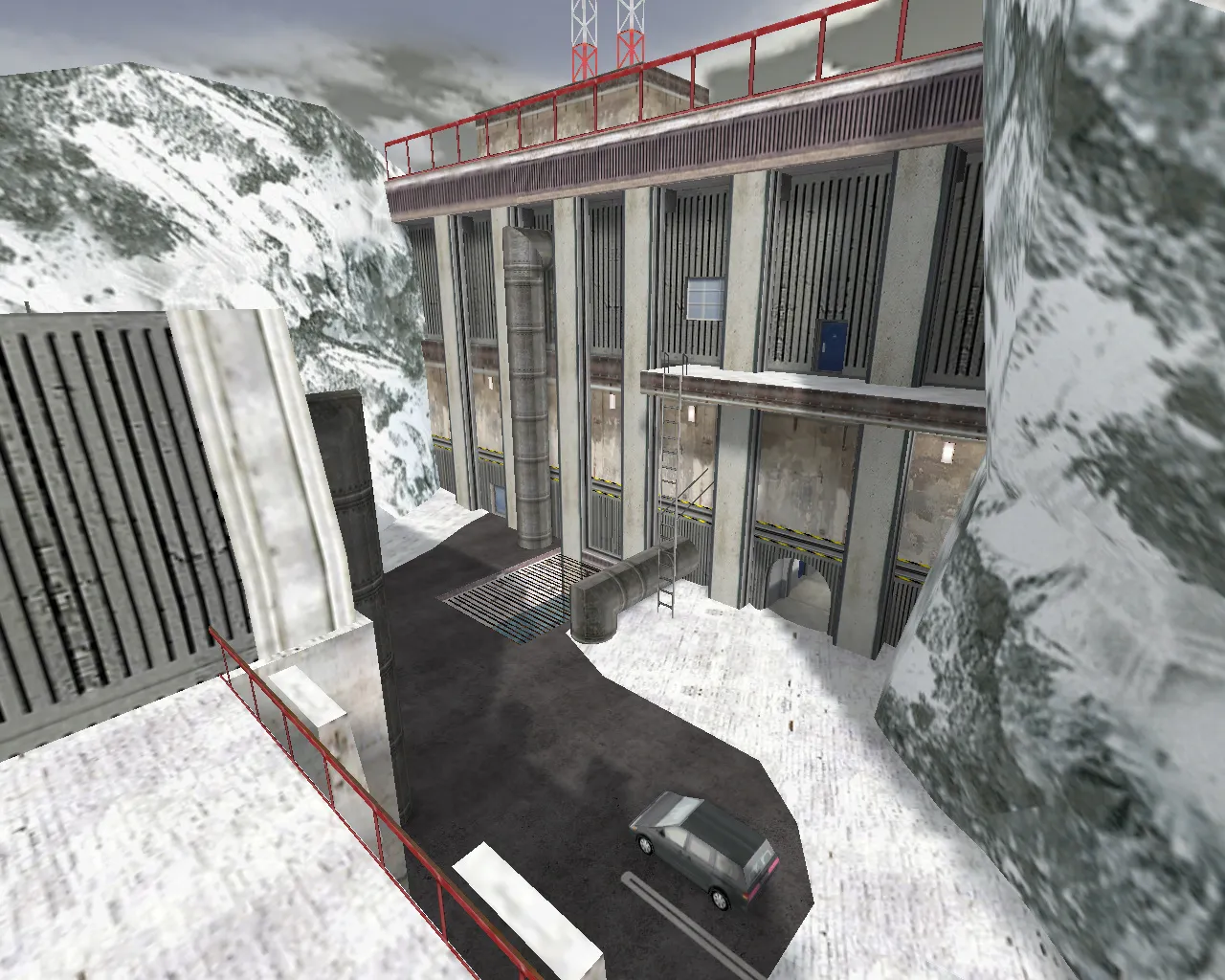 Скриншот  de_dam_final для CS 1.6: обзор карты, точки, тактика за Т и КТ, .nav для ботов, оптимизация