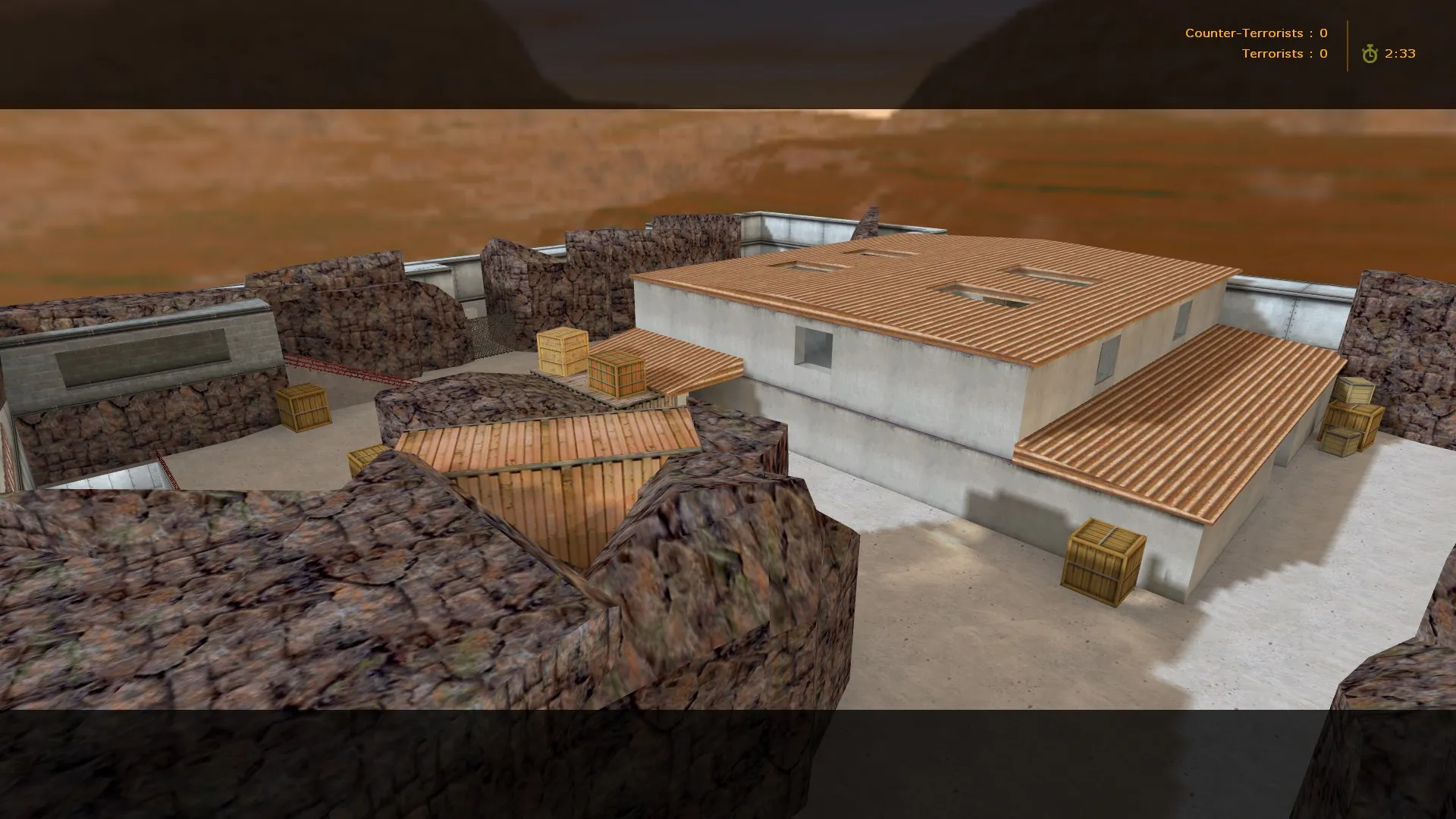 Скриншот  Карта de_fallout_2x2 для CS 1.6: точки, тактика за T/CT, оптимизация и .nav для ботов