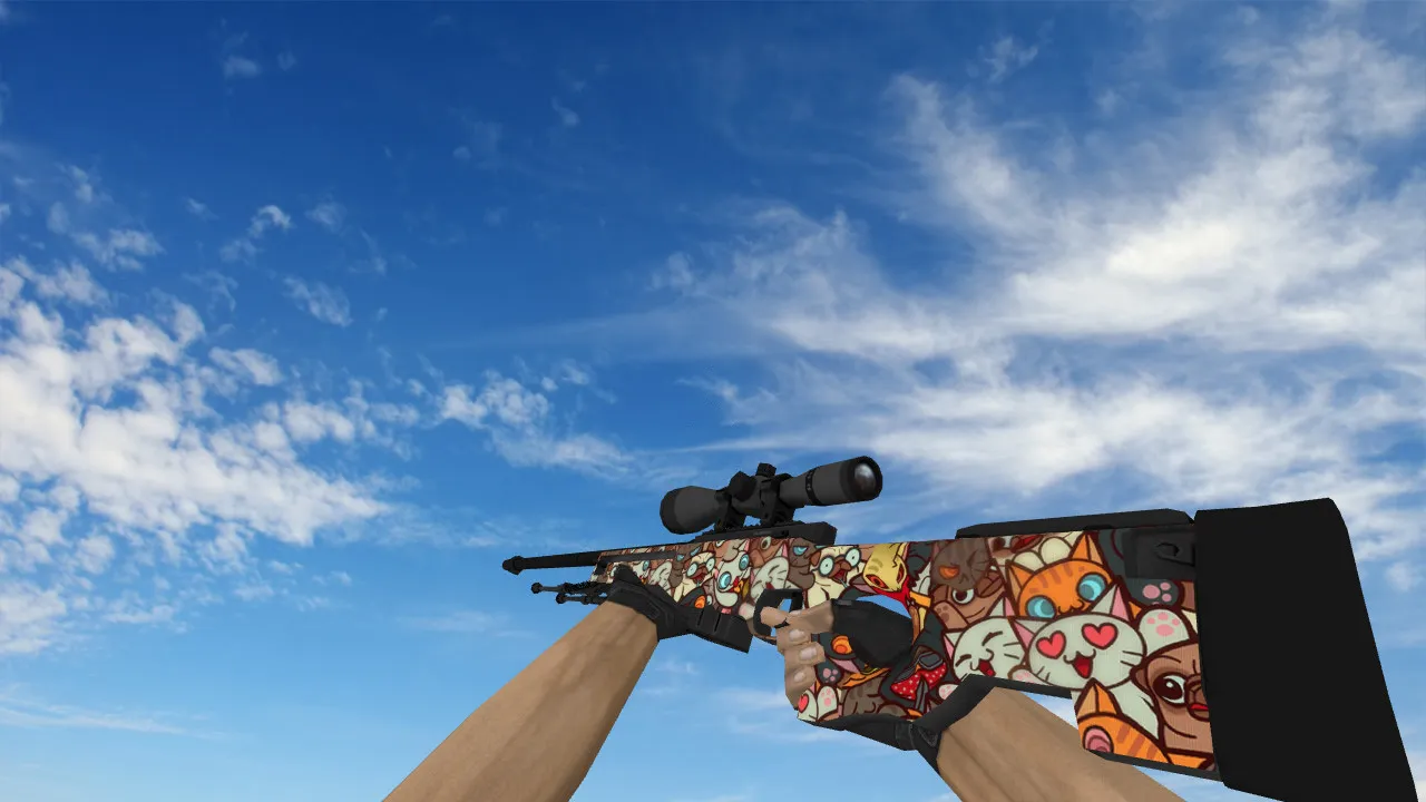 Скриншот Модель AWP Лапки для CS 1.6 – особый стиль и точность
