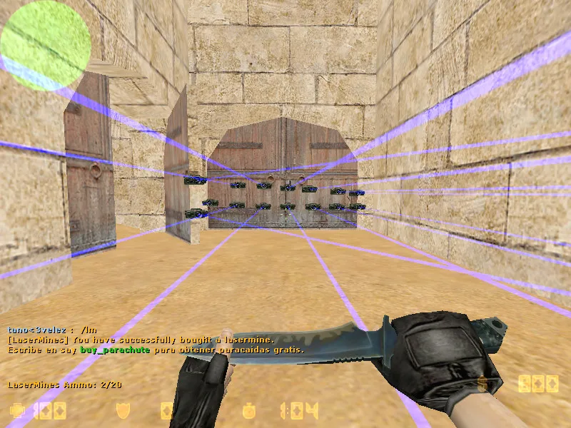 Скриншот  Карта de_fcs_2vs2 для CS 1.6: баланс сторон, точки, .nav для ботов и оптимизация wpoly/epoly