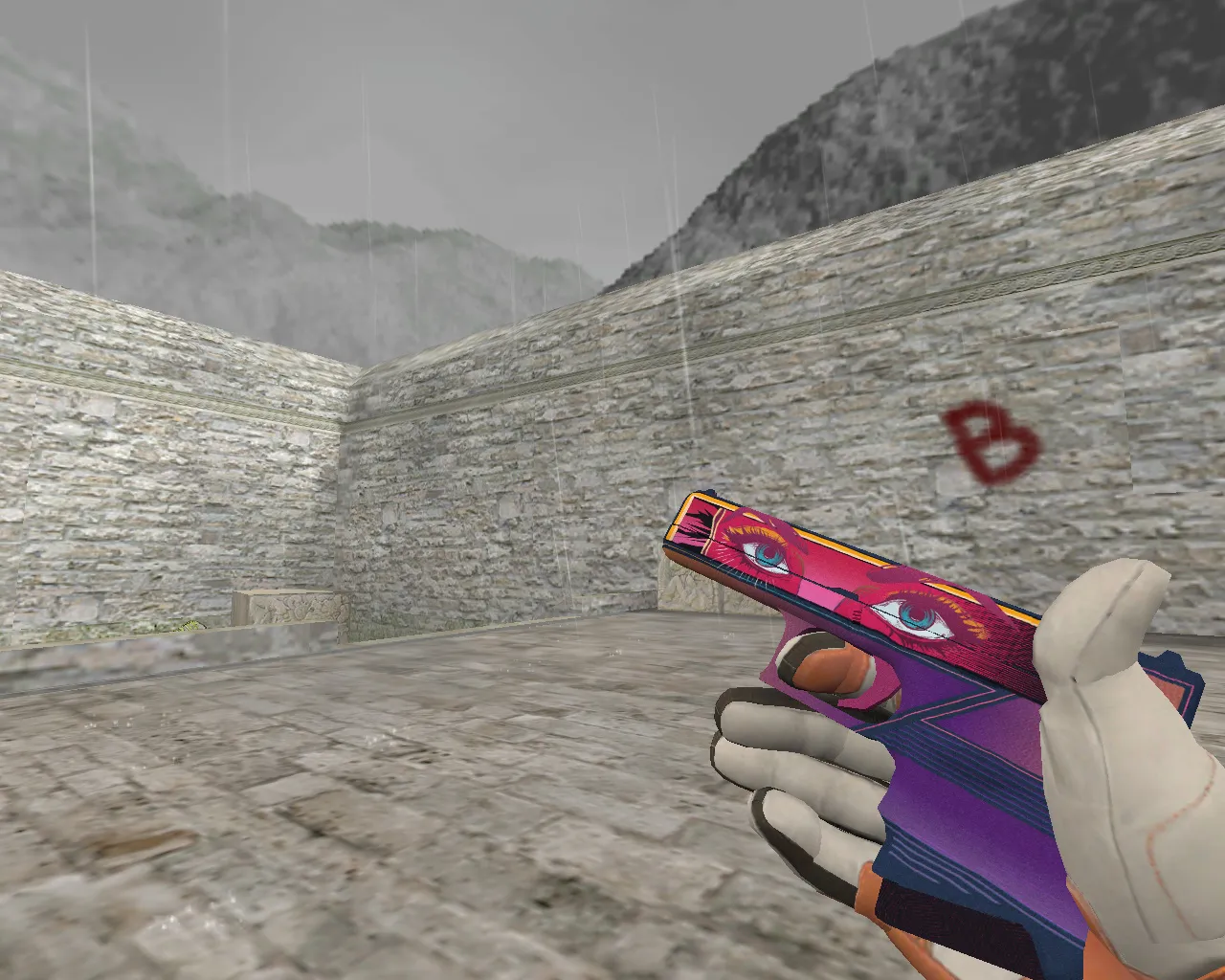 Скриншот Glock «Мода» (Vogue) для CS 1.6 - Качественная модель оружия