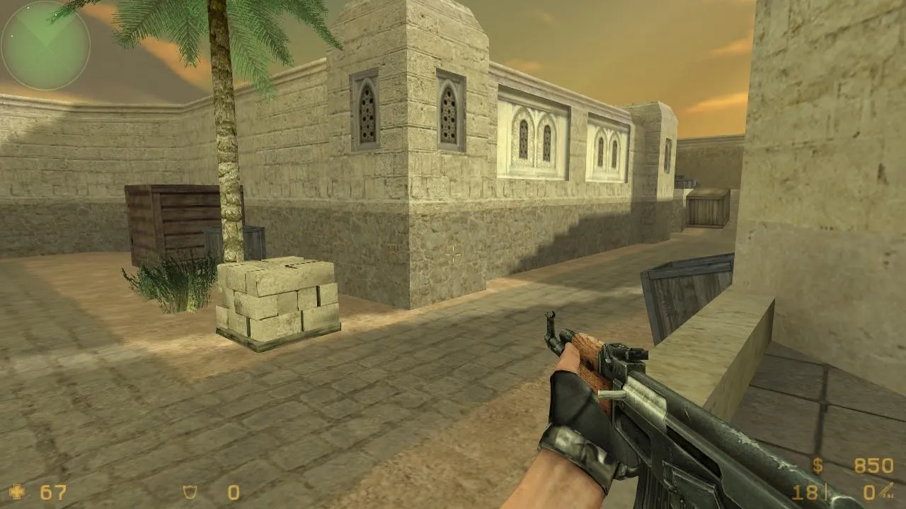 Скриншот  de_dust2_2015 карта для CS 1.6: точки, маршруты, баланс сторон и .nav для ботов