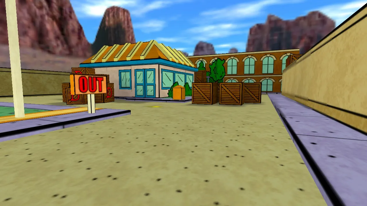 Скриншот  Карта de_springfield_v2 для CS 1.6: Тактические возможности и детали